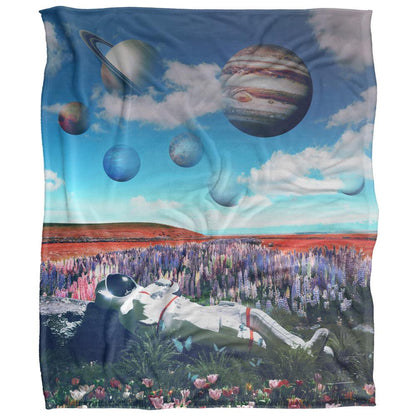 Multicoloured - Front - Reinders Silky Meadow Supersoft Blanket