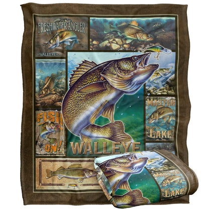 Multicoloured-Multicoloured - Back - JQ Licensing Silky Supersoft Blanket