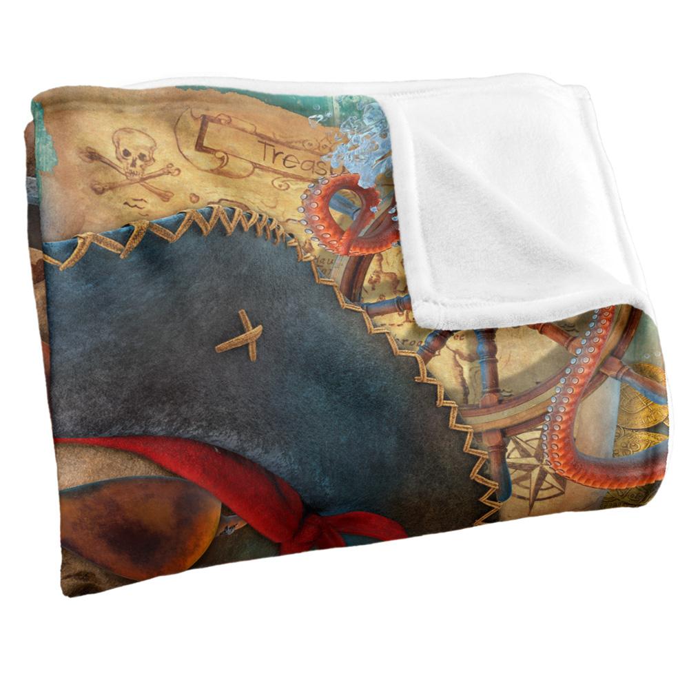 Multicoloured - Side - JQ Licensing James Piazza Silky Pirate Supersoft Blanket
