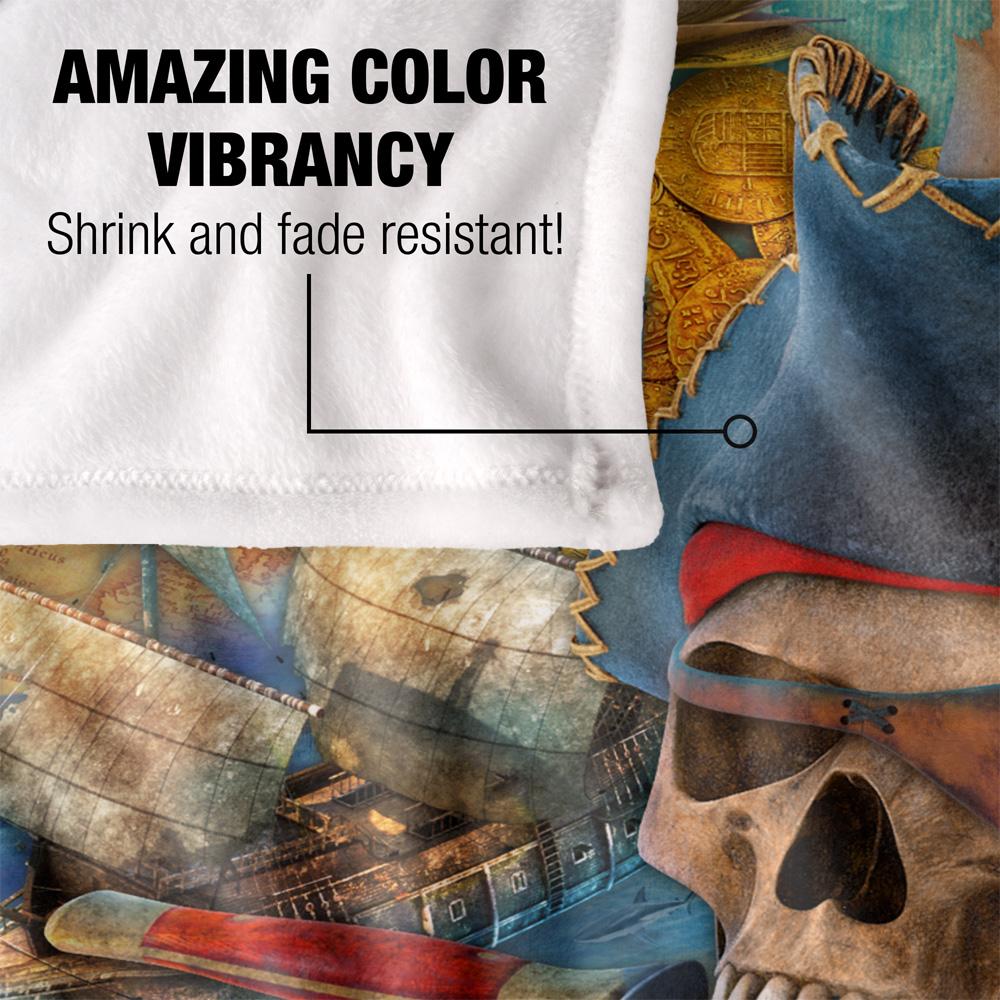 Multicoloured - Lifestyle - JQ Licensing James Piazza Silky Pirate Supersoft Blanket