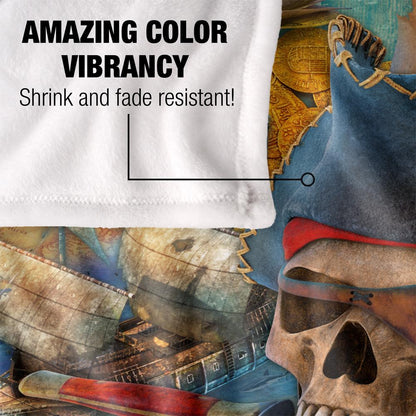 Multicoloured - Lifestyle - JQ Licensing James Piazza Silky Pirate Supersoft Blanket