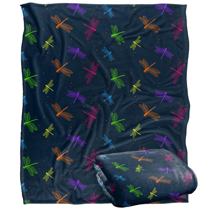 Multicoloured - Back - JQ Licensing James Piazza Silky Dragonfly Supersoft Blanket