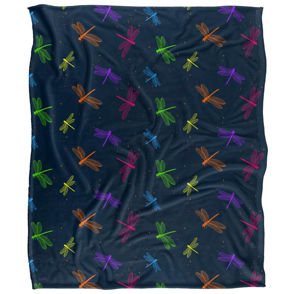 Multicoloured - Front - JQ Licensing James Piazza Silky Dragonfly Supersoft Blanket