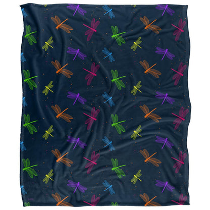 Multicoloured - Front - JQ Licensing James Piazza Silky Dragonfly Supersoft Blanket