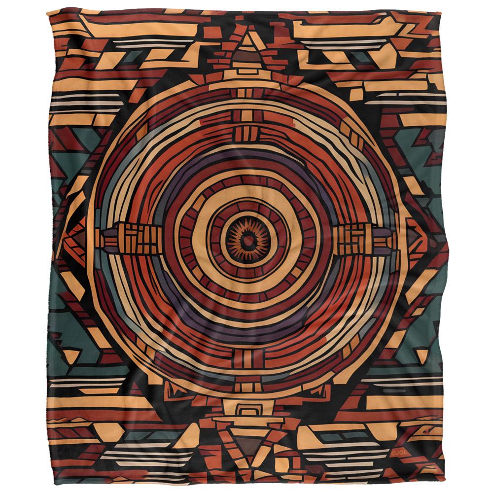 Multicoloured - Front - JQ Licensing James Piazza Silky Aztec Supersoft Blanket