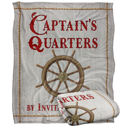 White-White-Red-Red - Back - JQ Licensing James Piazza Captain´s Quarters Coastal Supersoft Blanket