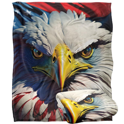 Multicoloured - Back - JQ Licensing James Piazza Silky Eagle Supersoft Blanket