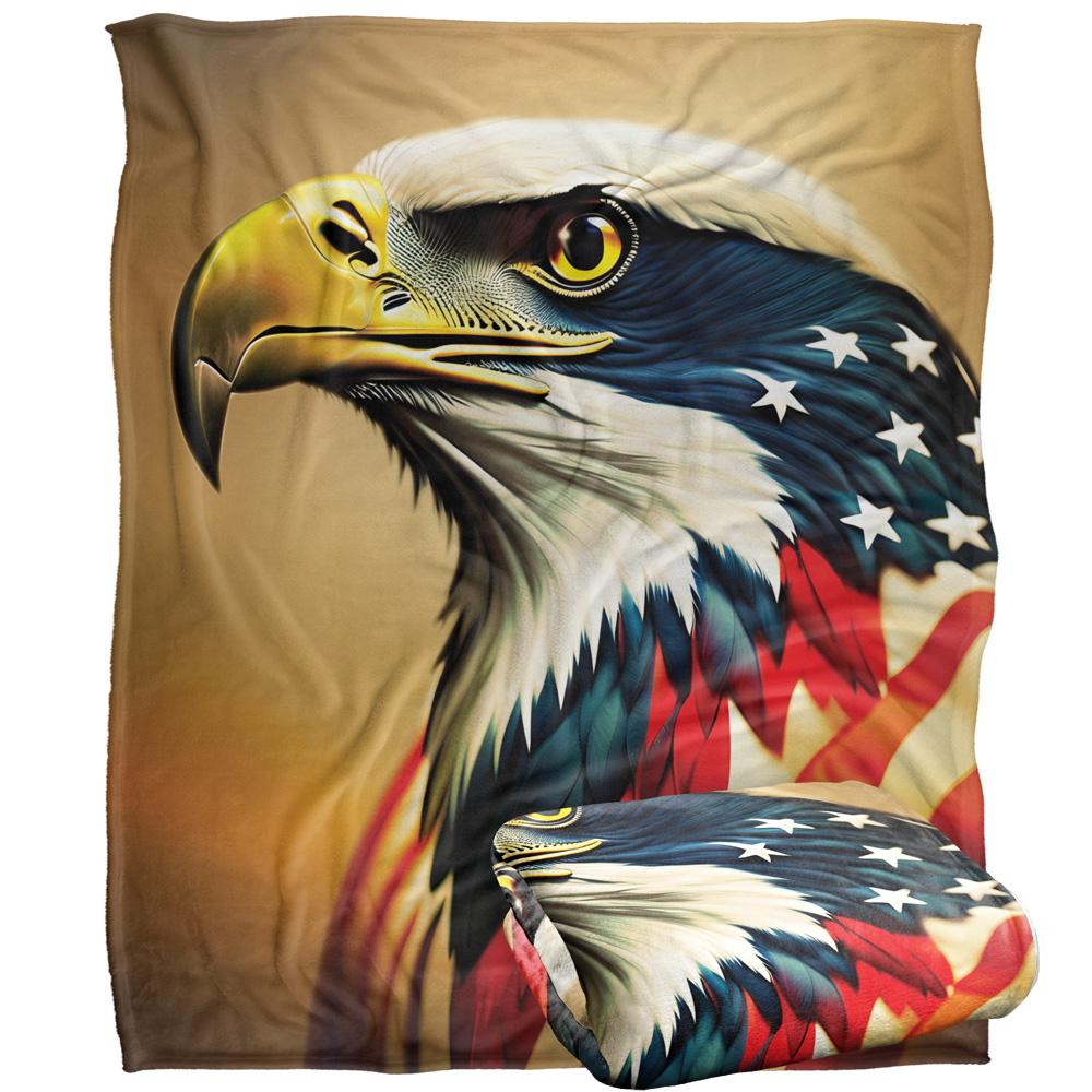 Multicoloured - Back - JQ Licensing James Piazza Silky Eagle Supersoft Blanket