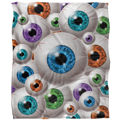 Multicoloured - Front - JQ Licensing James Piazza Silky Eyeball Supersoft Blanket