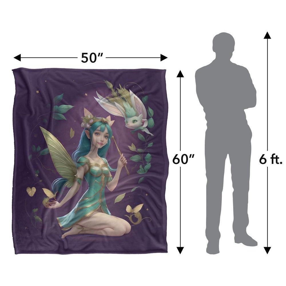 Multicoloured - Pack Shot - JQ Licensing James Piazza Silky Fairy Supersoft Blanket