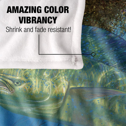 Blue-Multicoloured - Lifestyle - Wild Wings Uninvited 2 Silky Supersoft Blanket