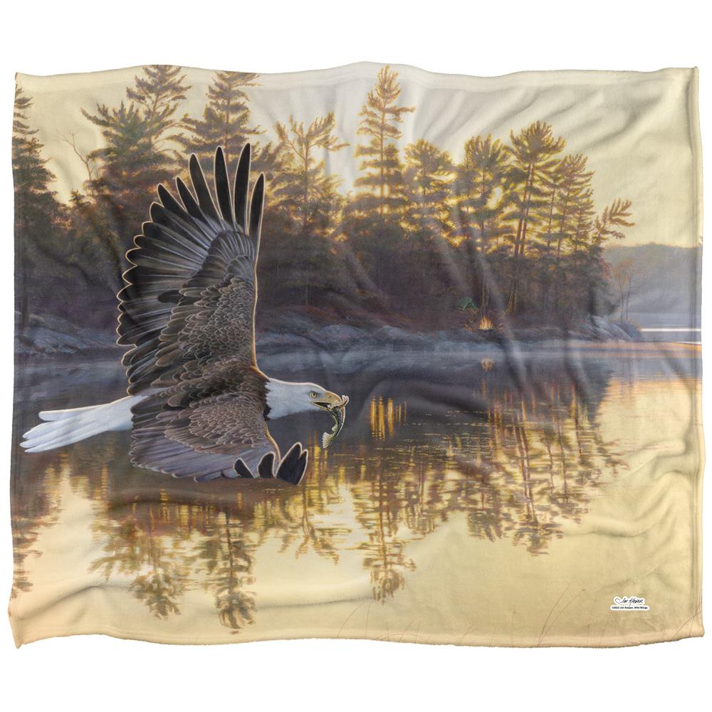 Multicoloured - Front - Wild Wings Gone Fishing 2 Silky Supersoft Blanket
