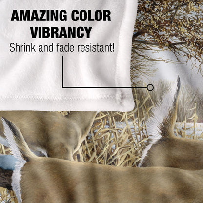 Sky Blue-White-Brown - Lifestyle - Wild Wings Breaking Cover 2 Silky Supersoft Blanket