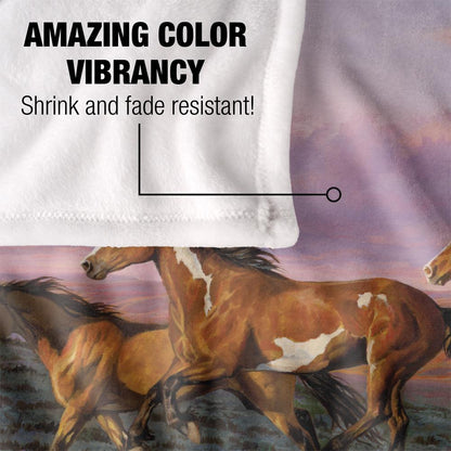Brown-Multicoloured - Lifestyle - Wild Wings Sunset Cruise 2 Silky Supersoft Blanket