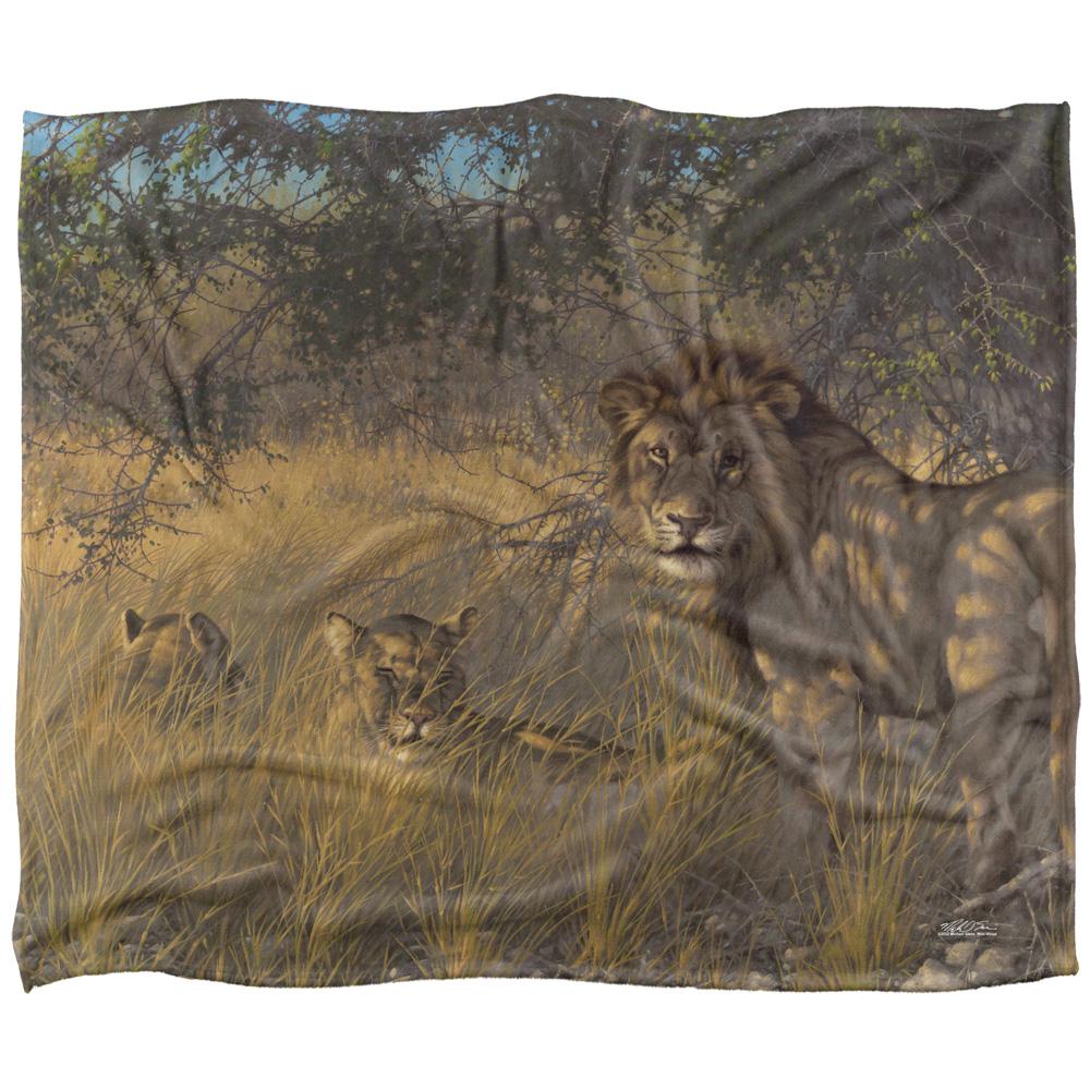 Multicoloured - Front - Wild Wings Ladies And Gentleman 2 Silky Supersoft Blanket