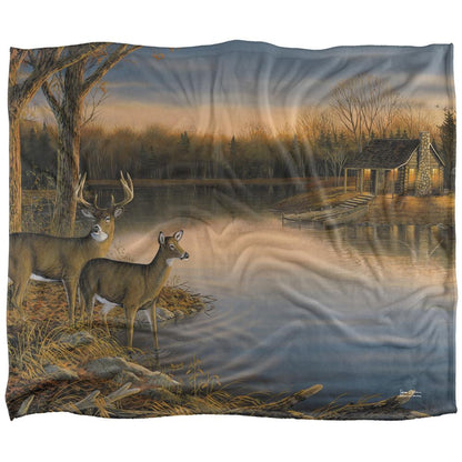 Multicoloured - Front - Wild Wings Tranquil Evening 2 Silky Supersoft Blanket