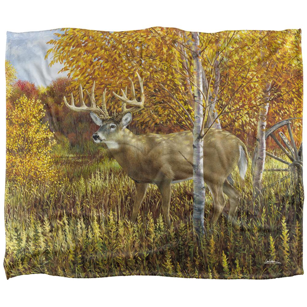 Yellow-Multicoloured - Front - Wild Wings When Color Is King 2 Silky Supersoft Blanket