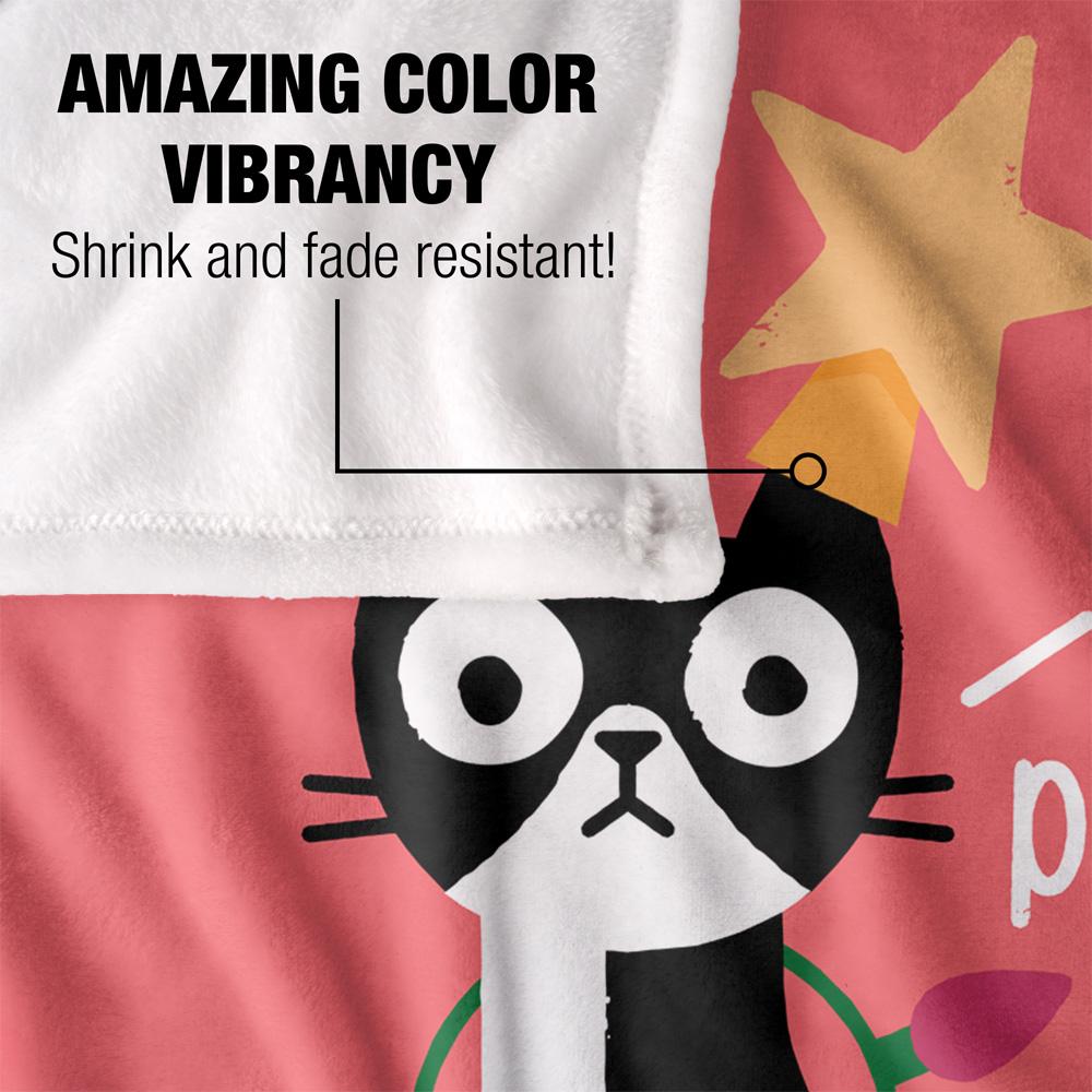 Multicoloured - Lifestyle - David Olenick Delighted Silky Supersoft Blanket