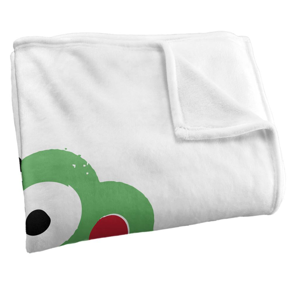 White-Red-Green - Side - David Olenick Hoho Hopeless Silky Supersoft Blanket