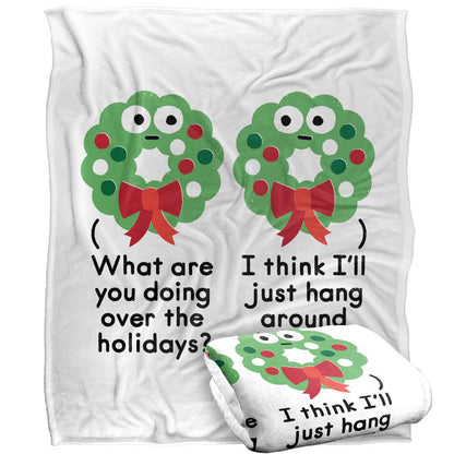 Multicoloured - Back - David Olenick Merry Christmas To Wall Silky Supersoft Blanket