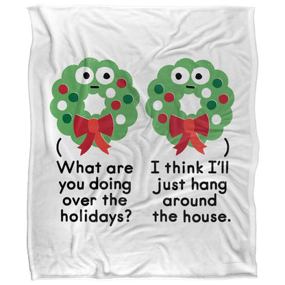 Multicoloured - Front - David Olenick Merry Christmas To Wall Silky Supersoft Blanket