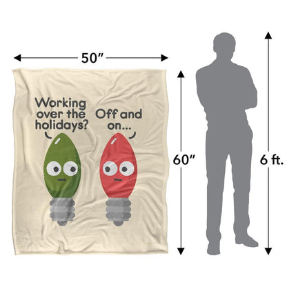 Multicoloured - Pack Shot - David Olenick Seasonal Employment Silky Supersoft Blanket