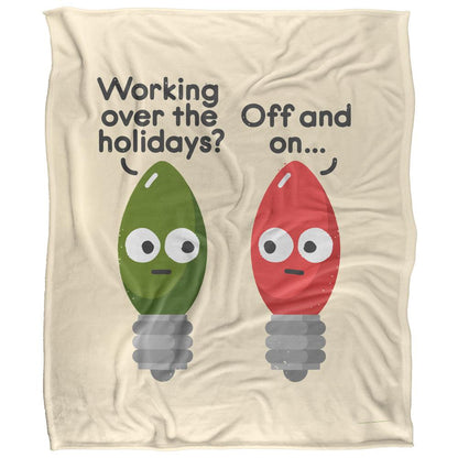 Multicoloured - Front - David Olenick Seasonal Employment Silky Supersoft Blanket