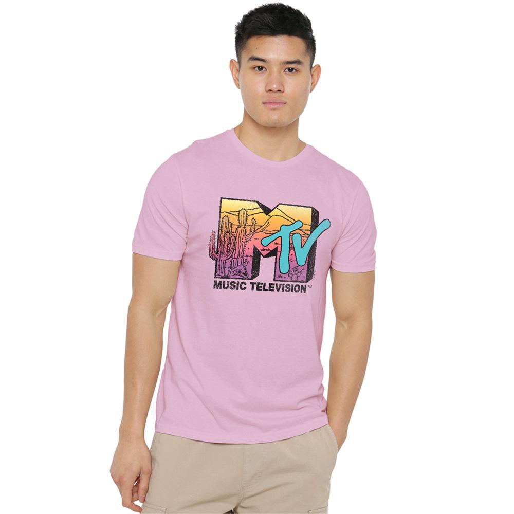 Pink-Pink - Lifestyle - MTV Unisex Adult Western Sky T-Shirt
