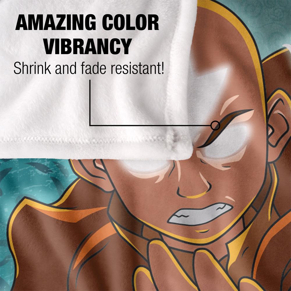 Multicoloured - Lifestyle - Avatar: The Last Airbender Silky Anime Aang Supersoft Blanket