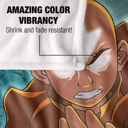 Multicoloured - Lifestyle - Avatar: The Last Airbender Silky Anime Aang Supersoft Blanket
