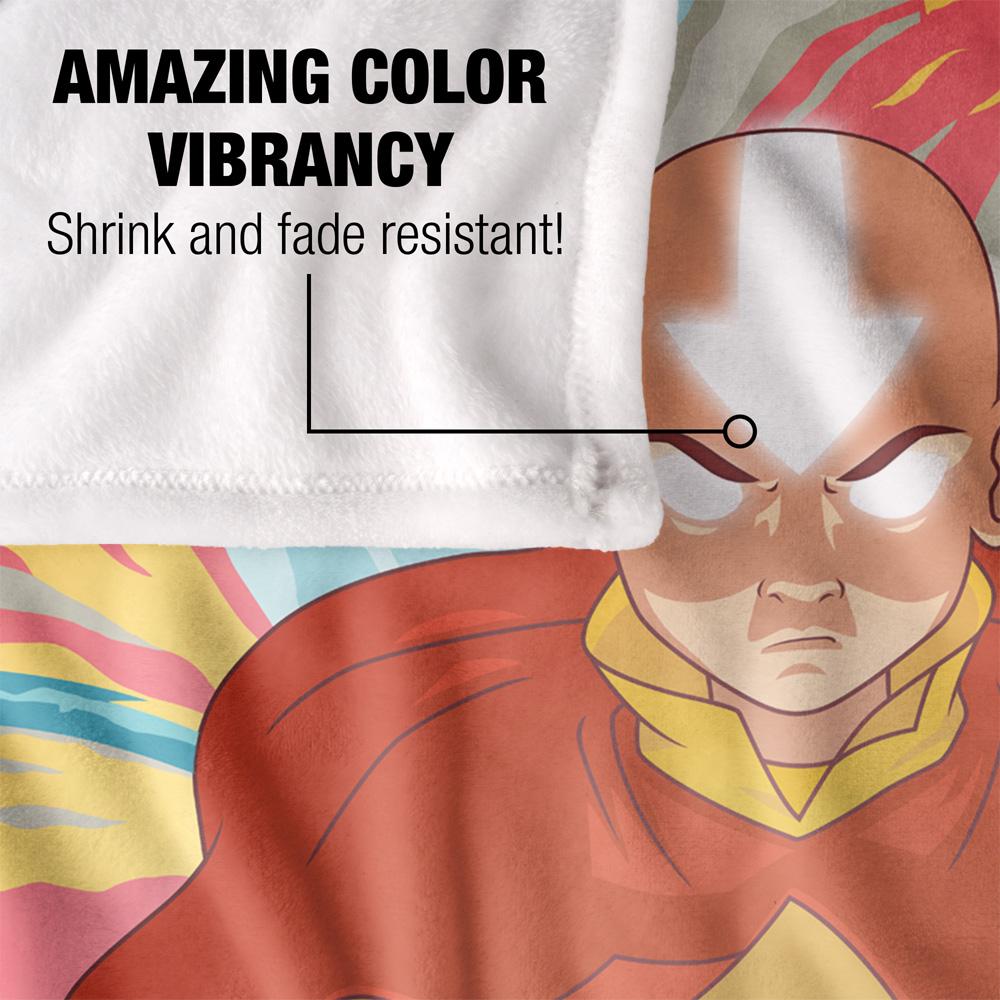 Multicoloured - Lifestyle - Avatar: The Last Airbender Silky Aang Supersoft Blanket