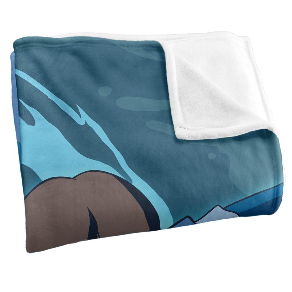 Multicoloured - Side - Avatar: The Last Airbender Silky Katara Supersoft Blanket