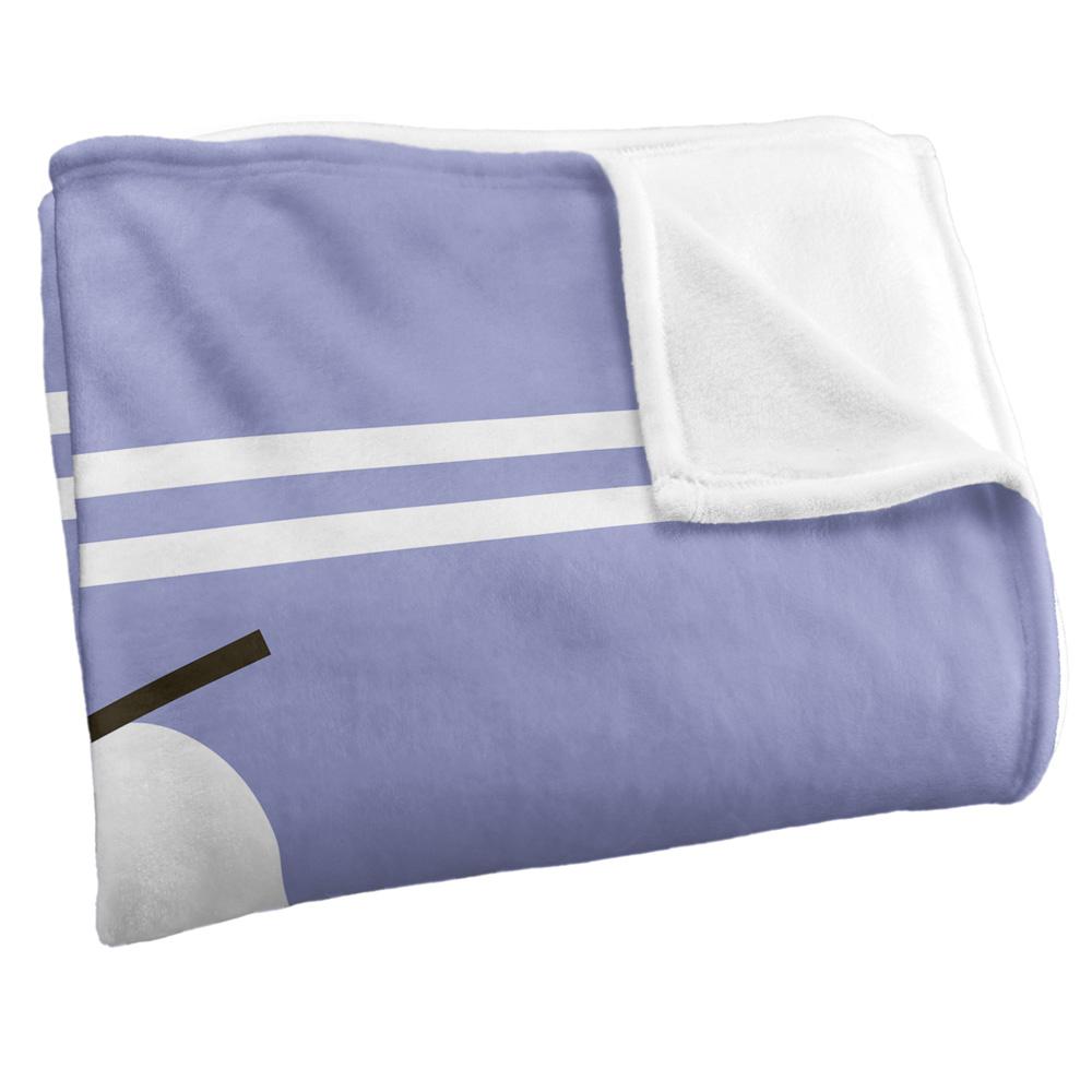 Lavender-Black-White - Side - South Park You´re A Towel Silky Towelie Supersoft Blanket