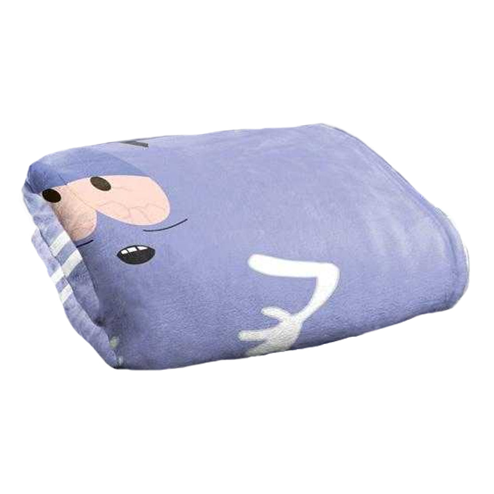 Lavender-White - Back - South Park Queasy Silky Towelie Supersoft Blanket