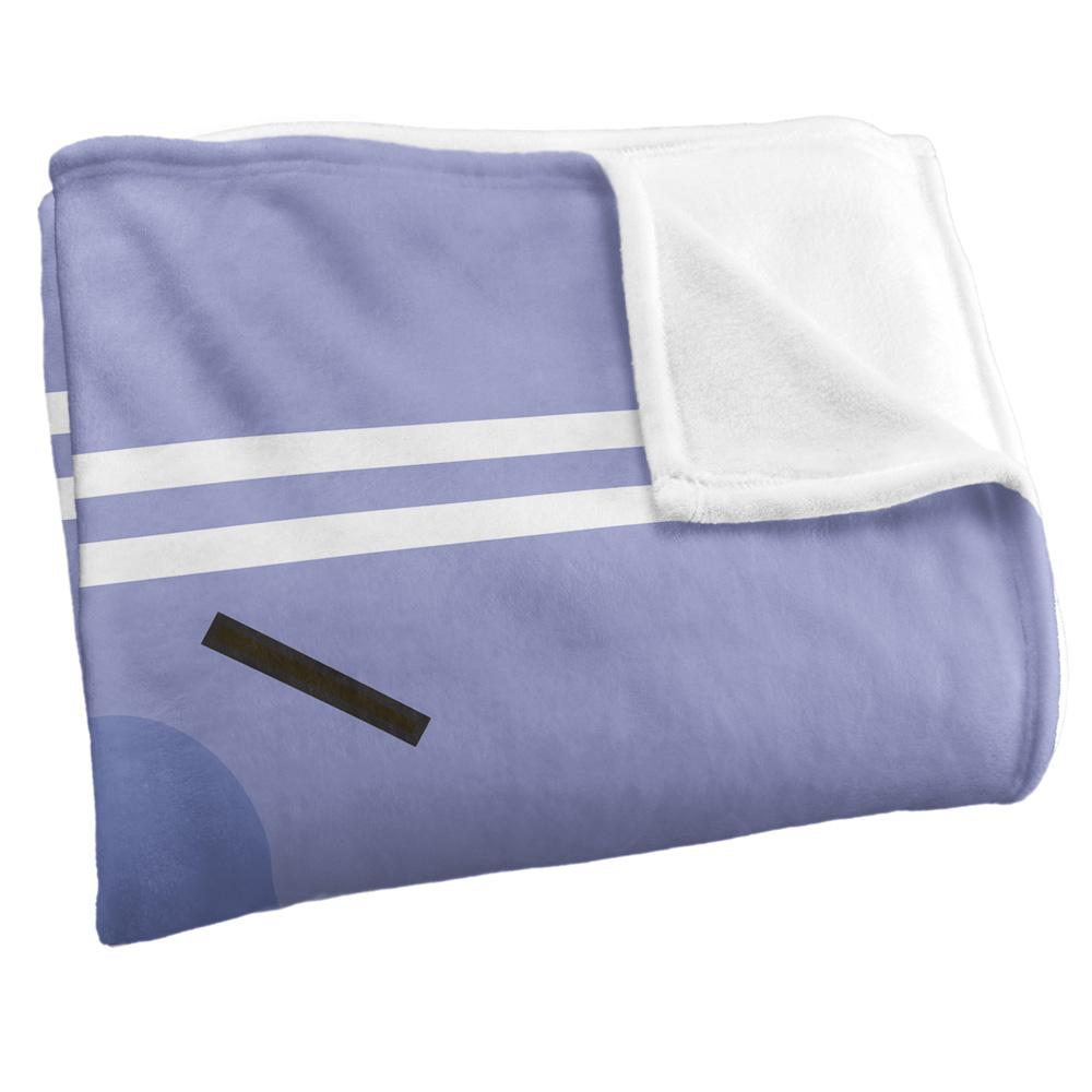 Lavender-White - Side - South Park Queasy Silky Towelie Supersoft Blanket