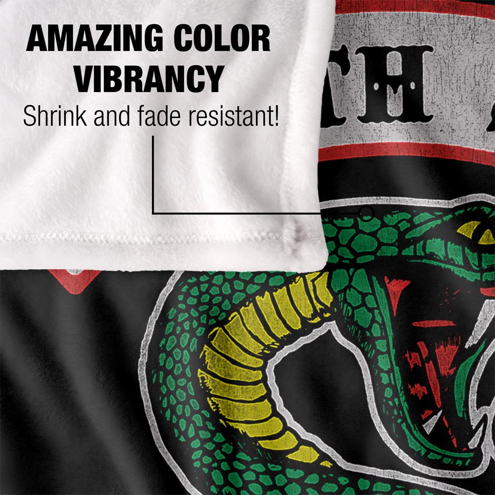 Black-Green-White - Lifestyle - Riverdale Silky South Side Serpents Supersoft Blanket