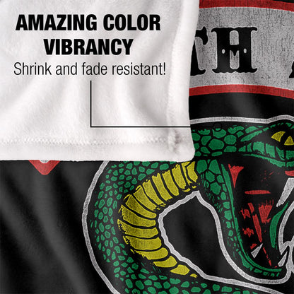 Black-Green-White - Lifestyle - Riverdale Silky South Side Serpents Supersoft Blanket