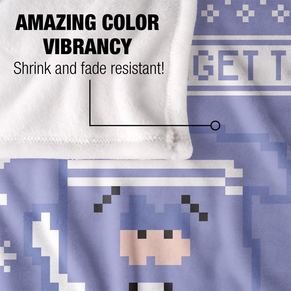 Lavender-White - Lifestyle - South Park Silky Christmas Sweater Towelie Blanket