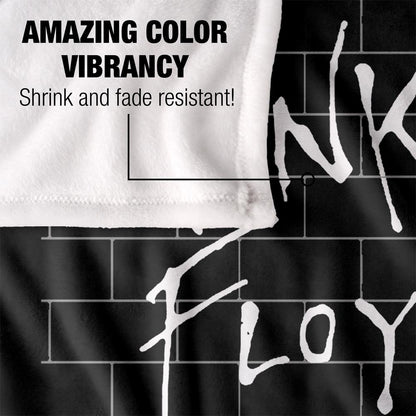 Black-White - Lifestyle - Pink Floyd The Wall Silky Roger Waters Supersoft Blanket