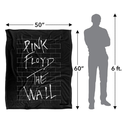Black-White - Pack Shot - Pink Floyd The Wall Silky Roger Waters Supersoft Blanket