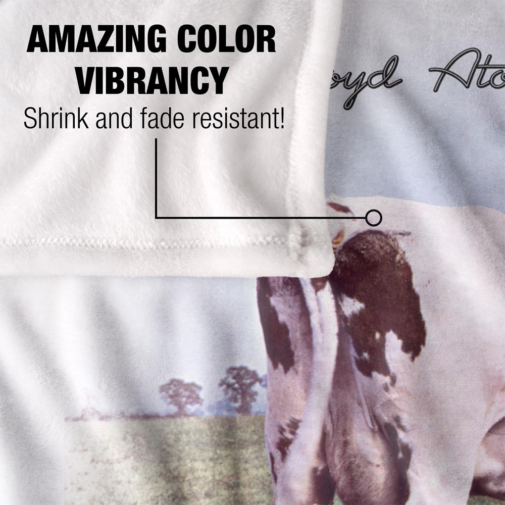 White-Brown - Lifestyle - Pink Floyd Atom Heart Mother Silky Supersoft Blanket