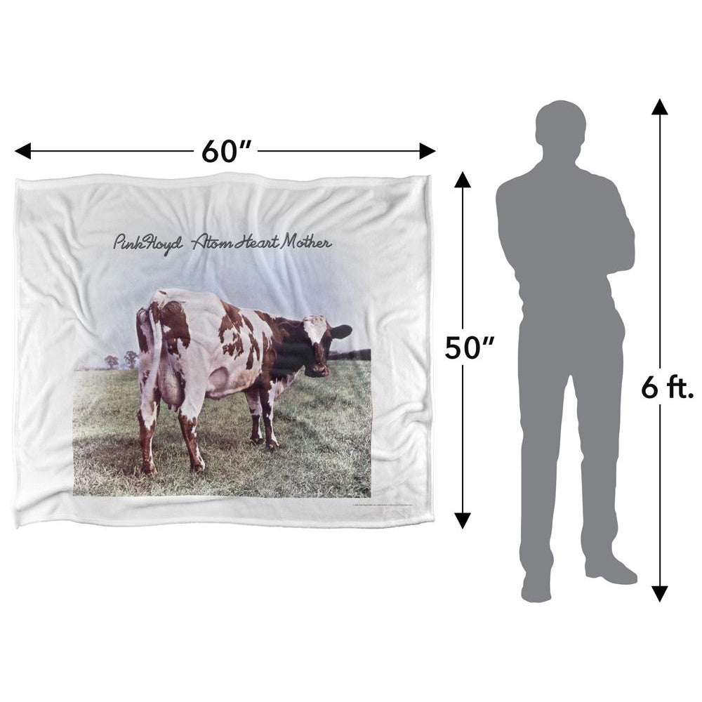 White-Brown - Pack Shot - Pink Floyd Atom Heart Mother Silky Supersoft Blanket