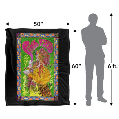 Multicoloured - Pack Shot - Pink Floyd 1966 Marquee London Silky Poster Supersoft Blanket
