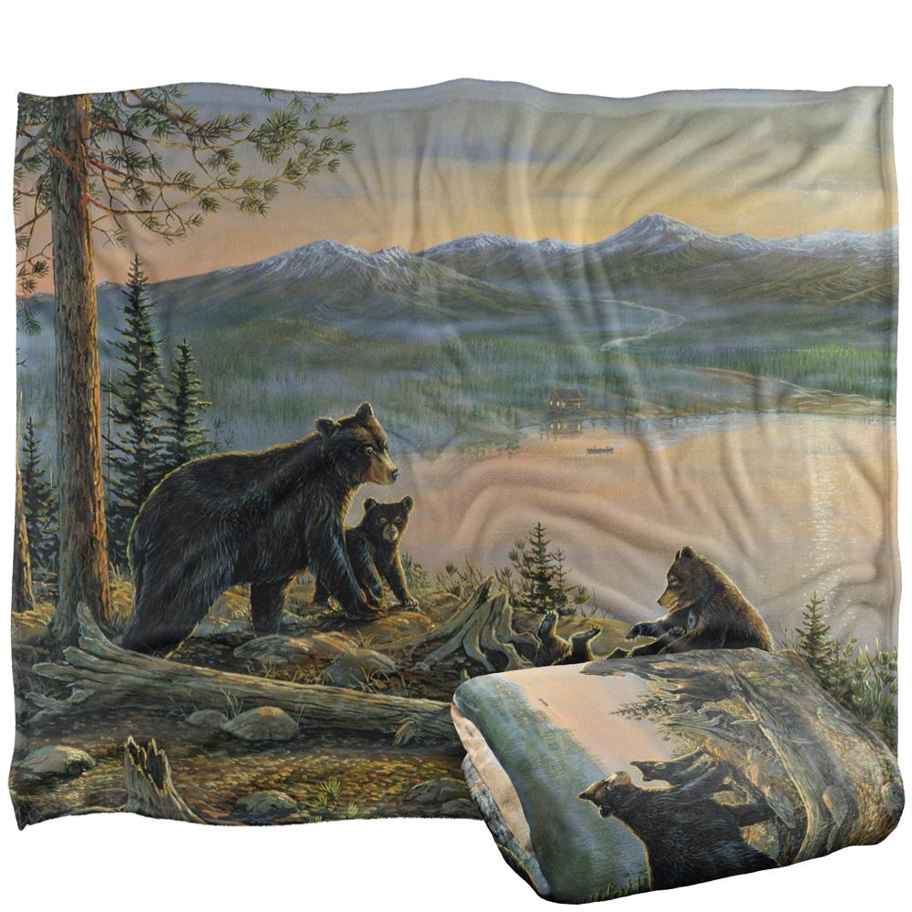 Multicoloured - Back - Wild Wings Serenity At Twilight 2 Silky Supersoft Blanket
