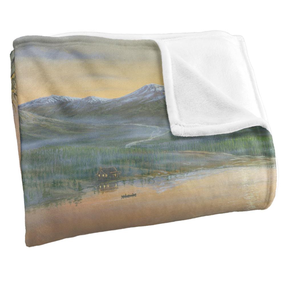 Multicoloured - Side - Wild Wings Serenity At Twilight 2 Silky Supersoft Blanket