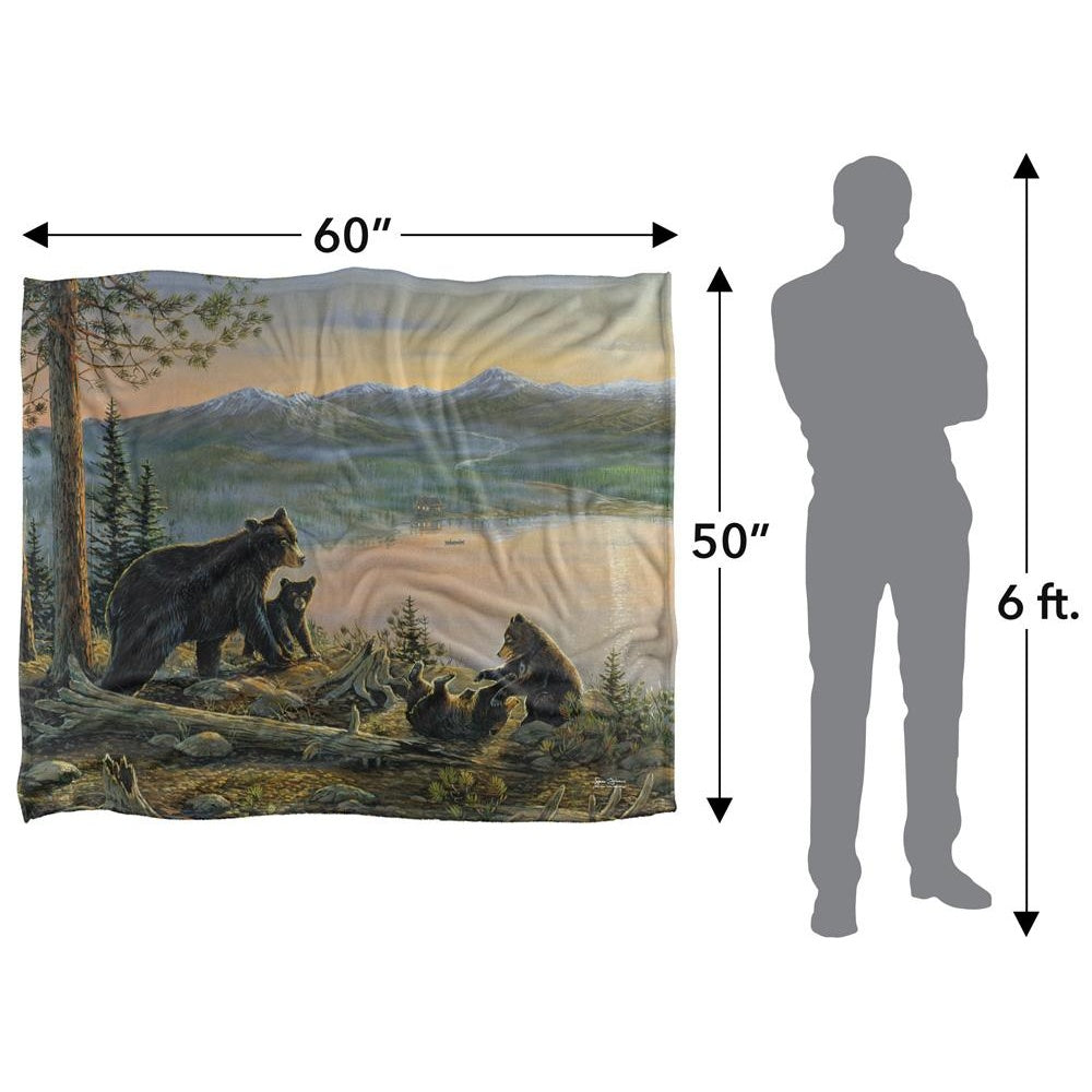Multicoloured - Pack Shot - Wild Wings Serenity At Twilight 2 Silky Supersoft Blanket