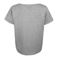 Heather Grey - Back - Dumbo Womens-Ladies Happy Cotton T-Shirt