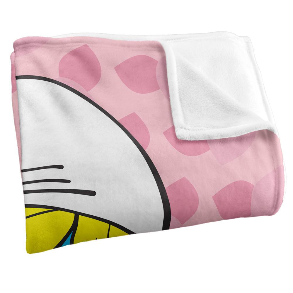 Pink-Blue-White - Side - The Smurfs Silky Smurfette Supersoft Blanket