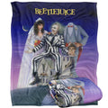 Multicoloured - Back - Beetlejuice Silky Poster Supersoft Blanket