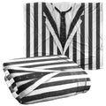 Black-White - Back - Beetlejuice Silky Suit Supersoft Blanket